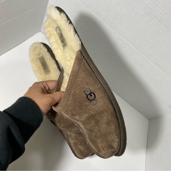 Ugg Men's Scuff Cocoa Suede Slippers Size 11 - Picture 2 of 7